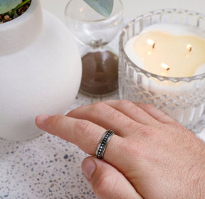 Anel Lunar Phase Rotativo