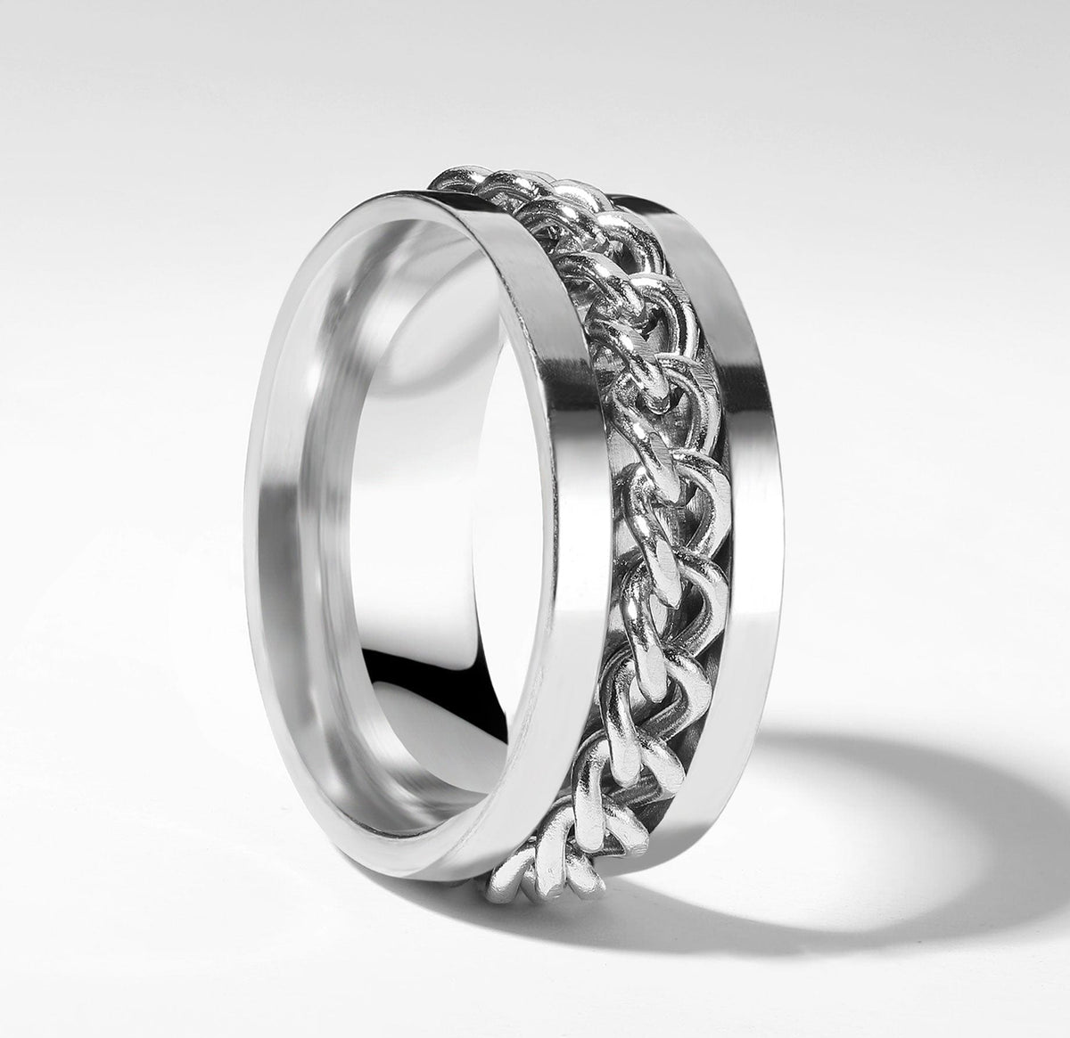 Anel Cuban Link Rotativo