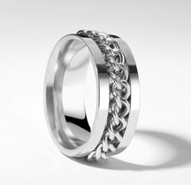 Anel Cuban Link Rotativo